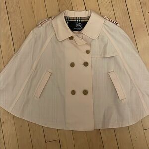 Burberry Pale Pink Double-Breasted Trench Coat